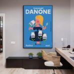 affiche vintage danone