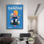 affiche vintage danone
