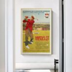 affiche vintage de golf