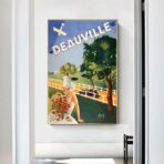 affiche vintage deauville