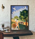 affiche vintage deauville