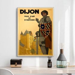 affiche vintage dijon