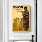 affiche vintage dijon