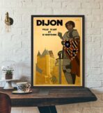 affiche vintage dijon