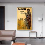 affiche vintage dijon