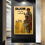 affiche vintage dijon