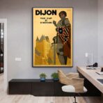affiche vintage dijon