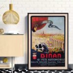 affiche vintage dinan