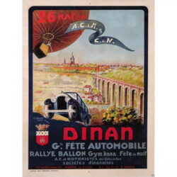 affiche vintage dinan