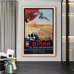 affiche vintage dinan