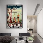 affiche vintage dinard
