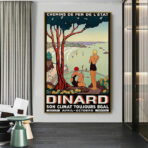 affiche vintage dinard