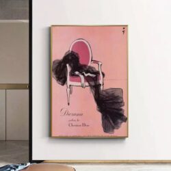 affiche vintage dior