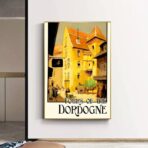 affiche vintage dordogne