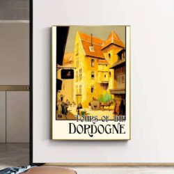 affiche vintage dordogne