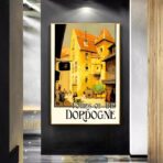 affiche vintage dordogne