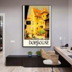 affiche vintage dordogne