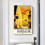affiche vintage dordogne