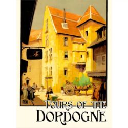 affiche vintage dordogne