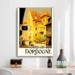 affiche vintage dordogne