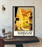 affiche vintage dordogne