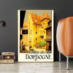 affiche vintage dordogne