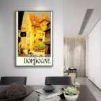 affiche vintage dordogne