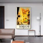 affiche vintage dordogne