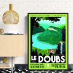 affiche vintage doubs