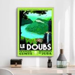 affiche vintage doubs