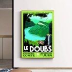 affiche vintage doubs