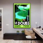 affiche vintage doubs