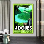 affiche vintage doubs