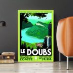 affiche vintage doubs