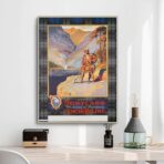 affiche vintage écosse