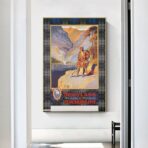 affiche vintage écosse