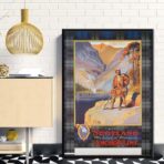 affiche vintage écosse
