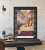 affiche vintage écosse