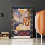 affiche vintage écosse