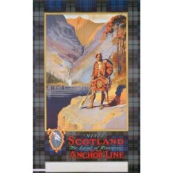 affiche vintage écosse