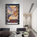 affiche vintage écosse
