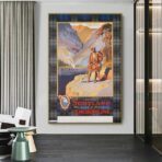 affiche vintage écosse