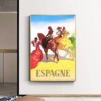 affiche vintage espagne