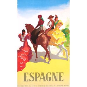 affiche vintage espagne