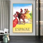 affiche vintage espagne