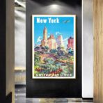 affiche vintage états-unis