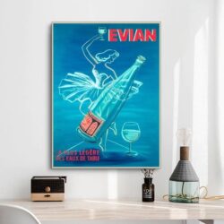 affiche vintage evian
