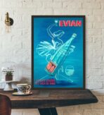 affiche vintage evian