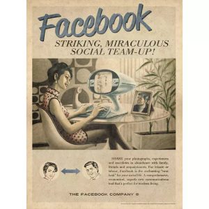 affiche vintage facebook