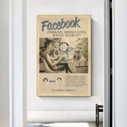 affiche vintage facebook